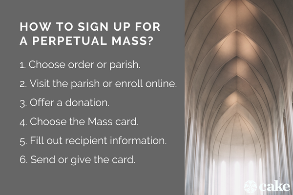 How to sign up for a perpetual mass